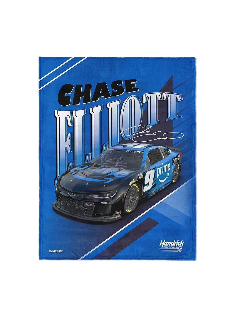 NASCAR Chase Elliott Prime Comet Car Silk Touch Throw Blanket