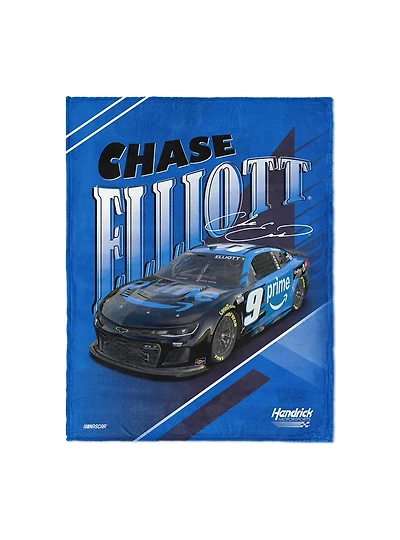 NASCAR Chase Elliott Prime Comet Car Silk Touch Throw Blanket