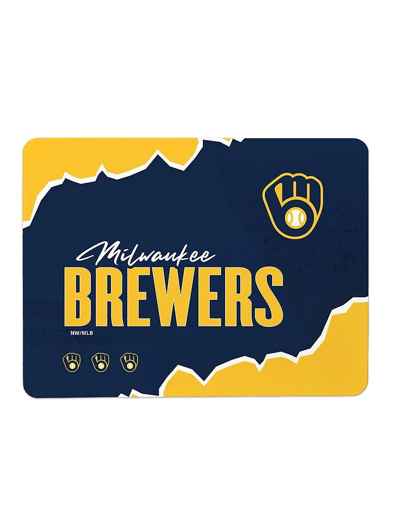 MLB Milwaukee Brewers Torn Small Mat