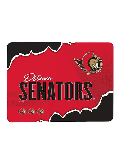 NHL Ottawa Senators Torn Small Mat