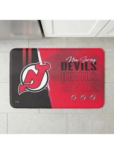 NHL New Jersey Devils Painterly Floor Mat