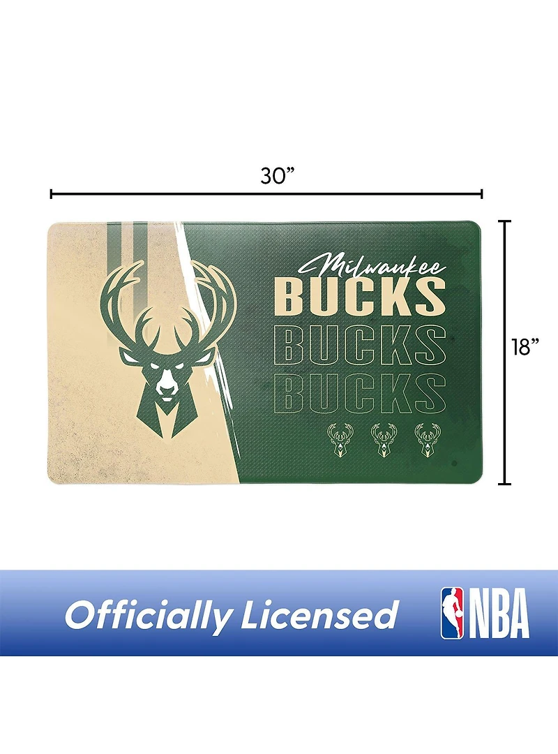 NBA Milwaukee Bucks Painterly Floor Mat