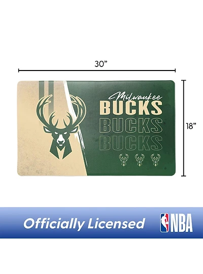 NBA Milwaukee Bucks Painterly Floor Mat