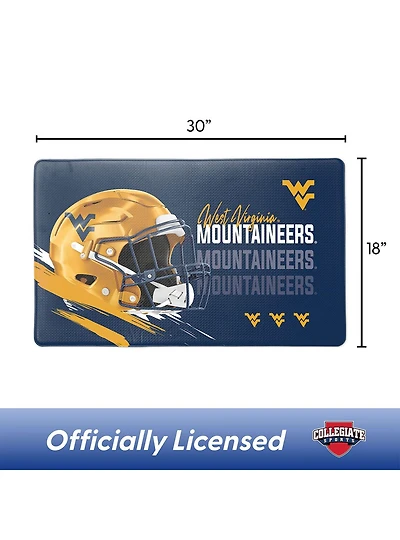 NCAA West Virginia Mountaineers Painted Floor Mat