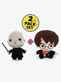 Harry Potter Chibi Characters Harry Potter Lord Voldemort Dog Toy Squeaky Plush 2-Piece Set