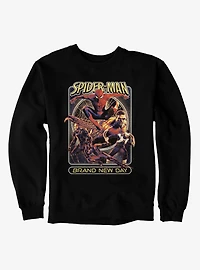 Marvel Spider-Man Brand New Day Leap Into Battle Sweatshirt