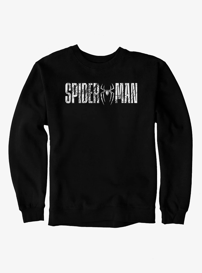 Marvel Spider-Man Brand New Day Web Texture Logo Sweatshirt