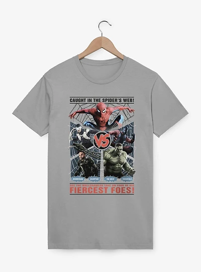 Marvel Spider-Man Brand New Day Vs Fiercest Foes T-Shirt