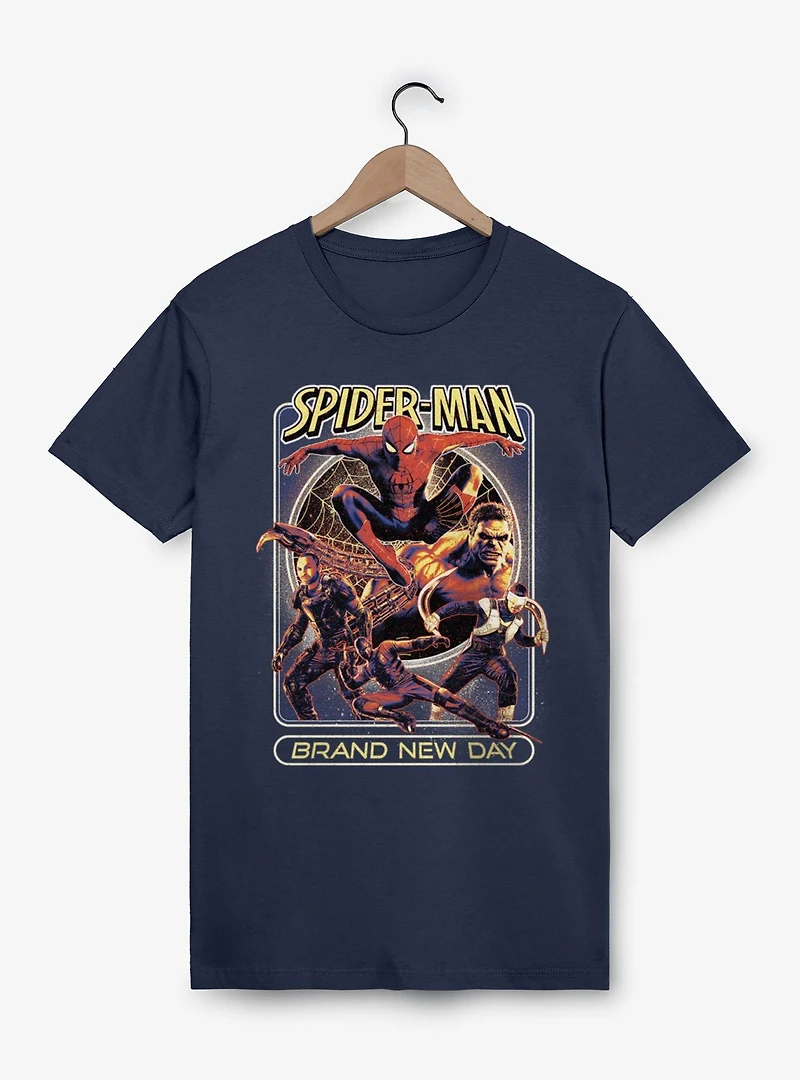 Marvel Spider-Man Brand New Day Leap Into Battle T-Shirt