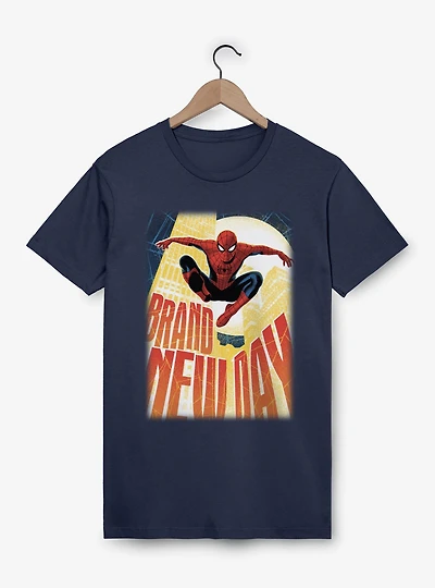 Marvel Spider-Man Brand New Day Building Leap T-Shirt