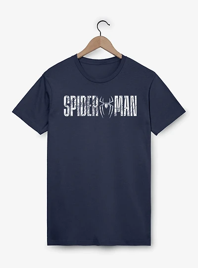 Marvel Spider-Man Brand New Day Web Texture Logo T-Shirt