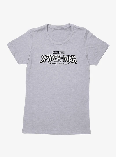 Marvel Spider-Man Brand New Day Movie Logo Womens T-Shirt