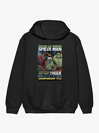 Marvel Spider-Man Brand New Day Vs The Hulk Championship Title Hoodie