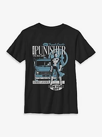 Marvel Punisher  Van Delivery Youth T-Shirt Box Lunch Exclusives