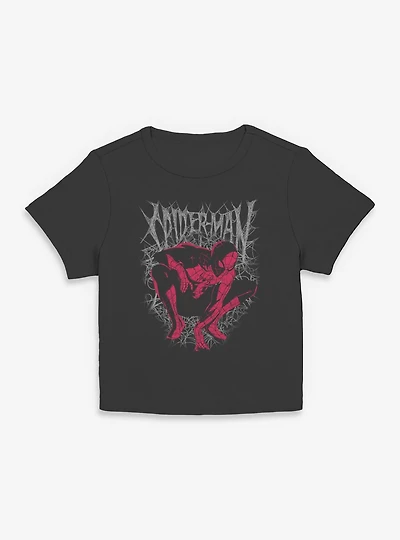 Marvel Spider-Man: Brand New Day Spider The Shadows Womens Baby Tee Box Lunch Exclusives