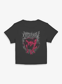 Marvel Spider-Man: Brand New Day  Spider The Shadows Womens Baby Tee Box Lunch Exclusives