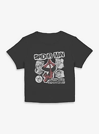 Marvel Spider-Man: Brand New Day  Great Power Responsibility Womens Baby Tee Box Lunch Exclusives