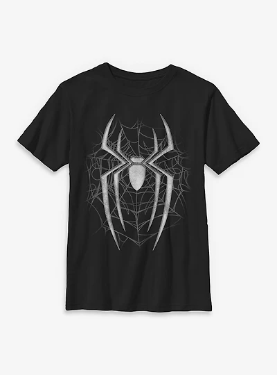 Marvel Spider-Man: Brand New Day  Dark Spiderweb Youth T-Shirt Box Lunch Exclusives