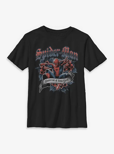 Marvel Venom Spider Man Tattoo Youth T-Shirt Box Lunch Exclusives