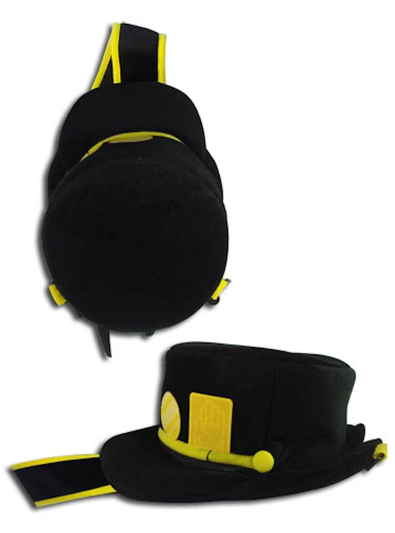 Jojo's Bizarre Advanture Jotaro Hat Plush Bag 10"H