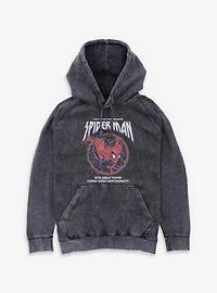 Marvel Venom  Great Power Responsibility Mineral Wash Hoodie Box Lunch Exclusives