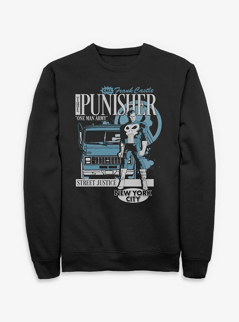 Marvel Punisher Van Delivery Sweatshirt Box Lunch Exclusives