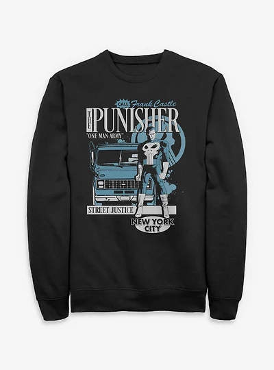 Marvel Punisher Van Delivery Sweatshirt Box Lunch Exclusives