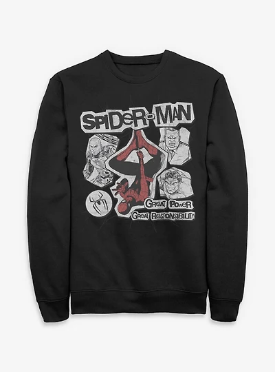 Marvel Spider-Man: Brand New Day  Great Power Responsibility Sweatshirt Box Lunch Exclusives