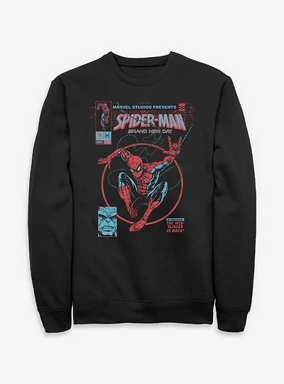 Marvel Spider-Man: Brand New Day Comic Sweatshirt Box Lunch Exclusives
