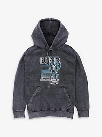 Marvel Punisher  Van Delivery Mineral Wash Hoodie Box Lunch Exclusives