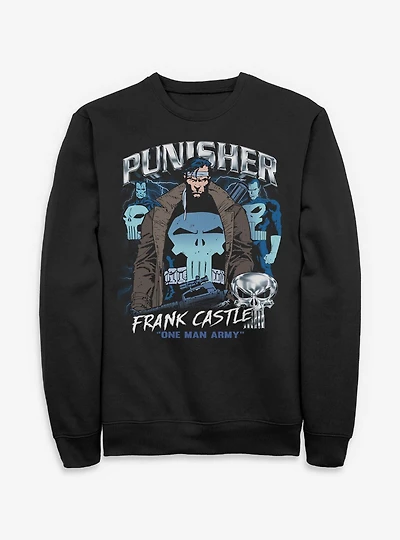 Marvel Punisher Punishing Chrome Sweatshirt Box Lunch Exclusives