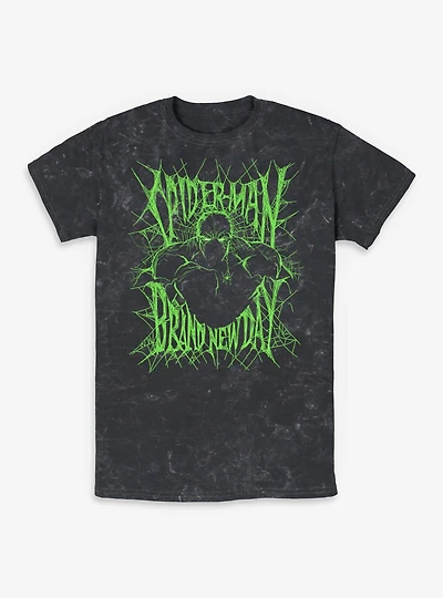 Marvel Spider-Man: Brand New Day Hulk On Web Mineral Wash T-Shirt Box Lunch Exclusives