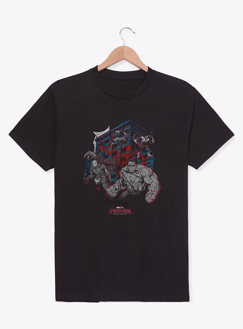Marvel Spider-Man: Brand New Day Villians Web T-Shirt