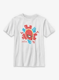 Marvel Spider-Man: Brand New Day City And Head Youth T-Shirt