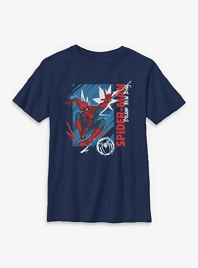 Marvel Spider-Man: Brand New Day Spider Sense Web Swing Youth T-Shirt