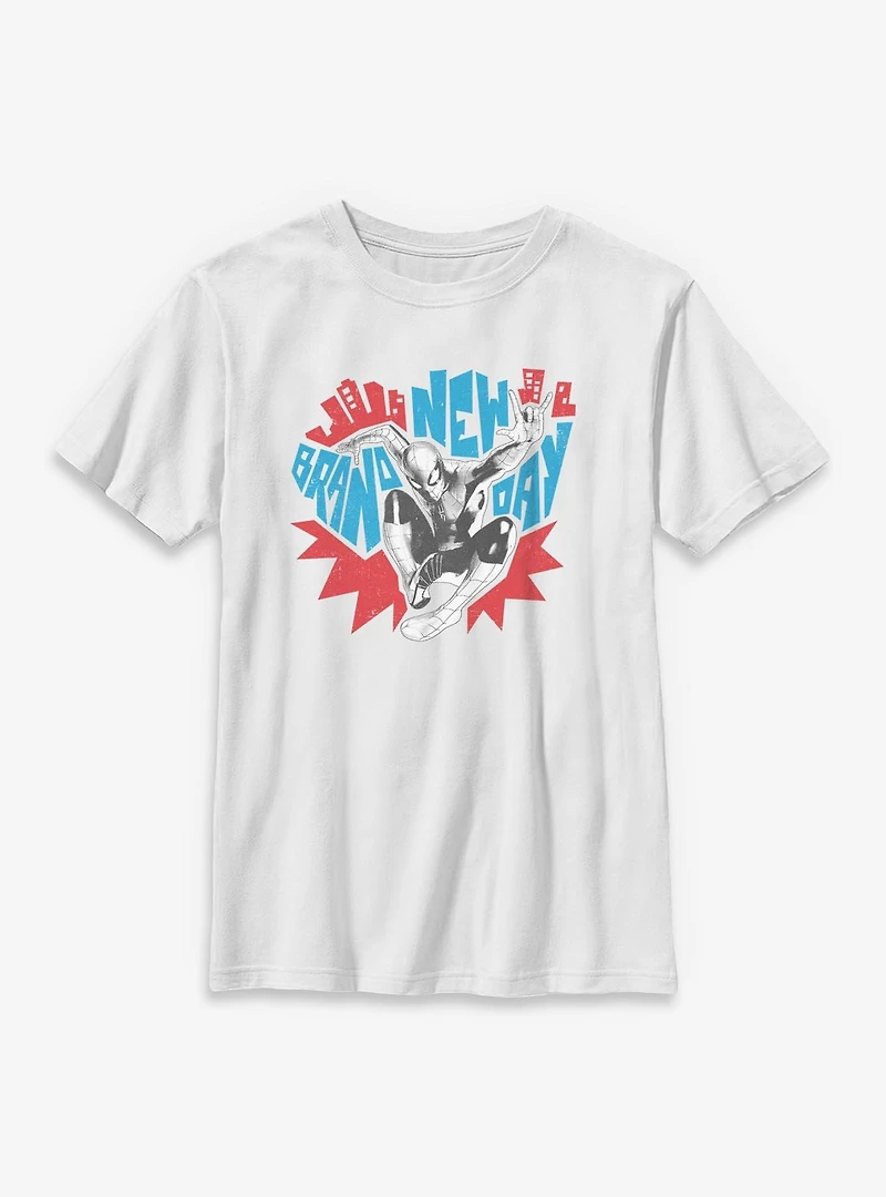 Marvel Spider-Man: Brand New Day Spiderman Style Youth T-Shirt