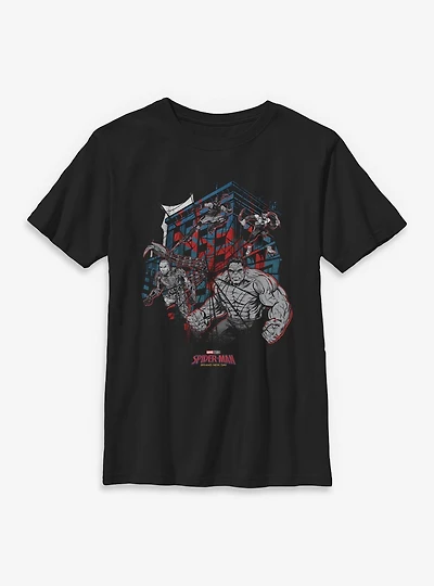 Marvel Spider-Man: Brand New Day Villians Web Youth T-Shirt