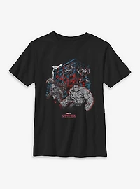 Marvel Spider-Man: Brand New Day Villians Web Youth T-Shirt