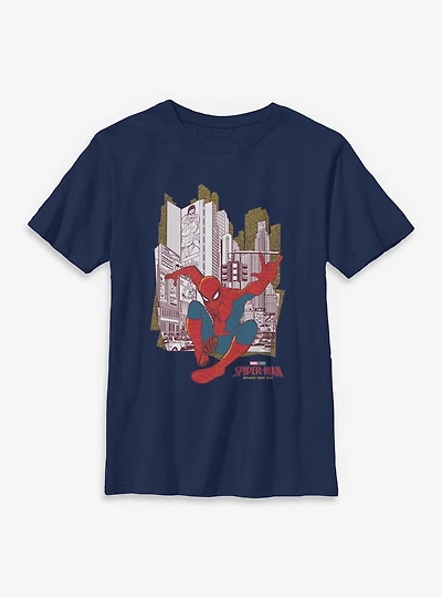 Marvel Spider-Man: Brand New Day Villians City Youth T-Shirt