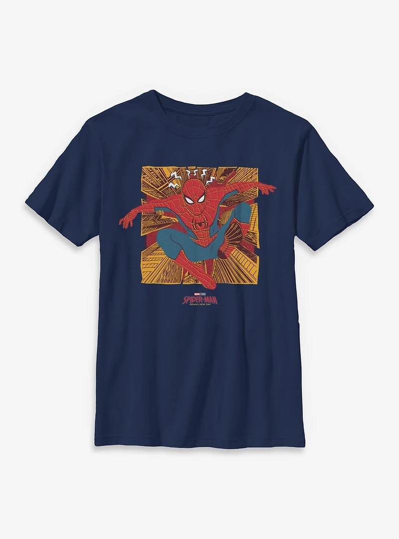Marvel Spider-Man: Brand New Day Spider Sense City Youth T-Shirt