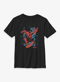 Marvel Spider-Man: Brand New Day Spiderman And Villians Silhouettes Youth T-Shirt
