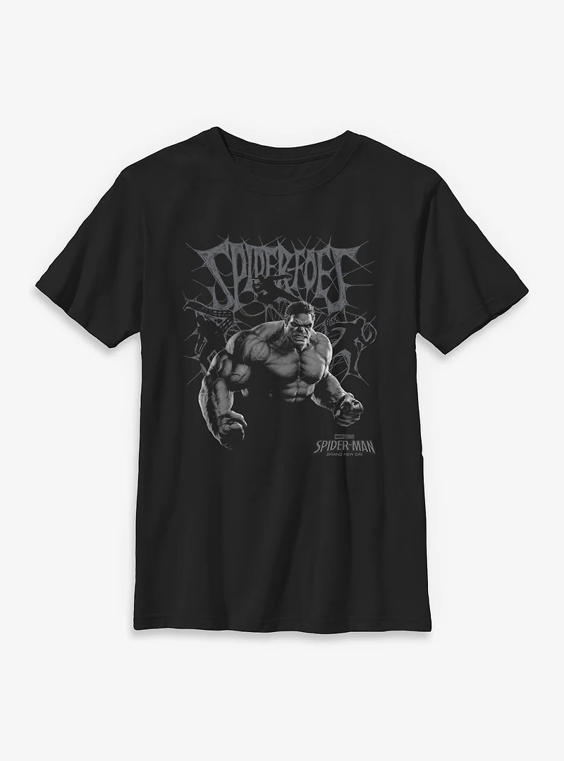 Marvel Spider-Man: Brand New Day Spider Foes Hulk Silhouettes Youth T-Shirt