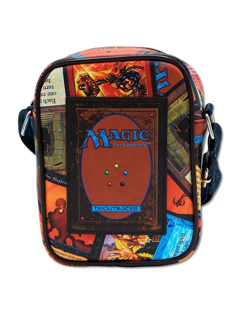 Magic the Gathering Deckmaster Card Replica with Stacked Card Crossbody Bag