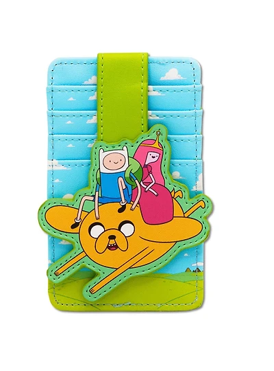 Adventure Time Three Character Pose ID Card Holder Wallet
