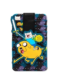 Adventure Time Jake and Finn Action Pose ID Card Holder Wallet