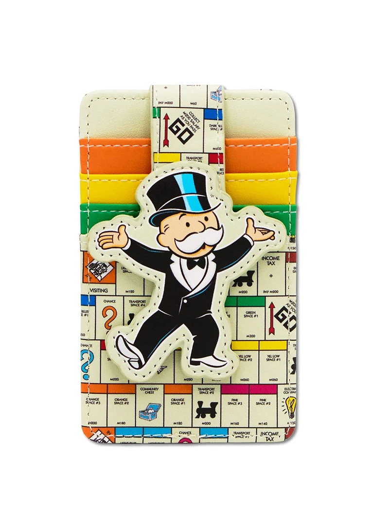 Monopoly Mr. Monopoly Tap Pose ID Card Holder Wallet