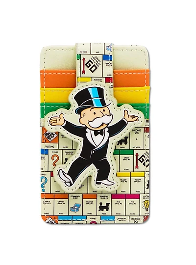 Monopoly Mr. Monopoly Tap Pose ID Card Holder Wallet