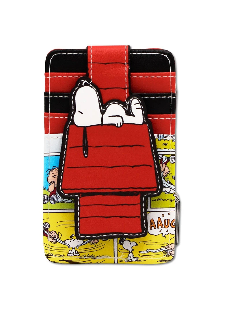Peanuts Snoopy Sleeping Dog House Pose ID Card Holder Wallet