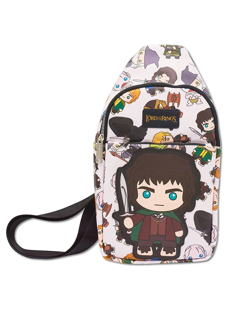 The Lord of the Rings Chibi Frodo Pose Crossbody Sling Bag