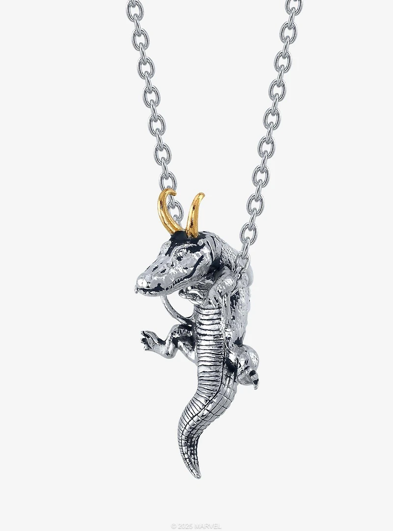 Marvel X Rocklove Loki Alligator Loki Necklace